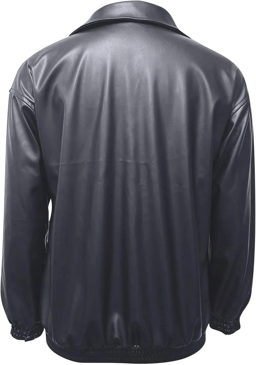 Faux Leather Jackets For Women Trendy Casual Long Sleeve Motorcycle Jackets Oversized Lapel Suede Bomber Jackets