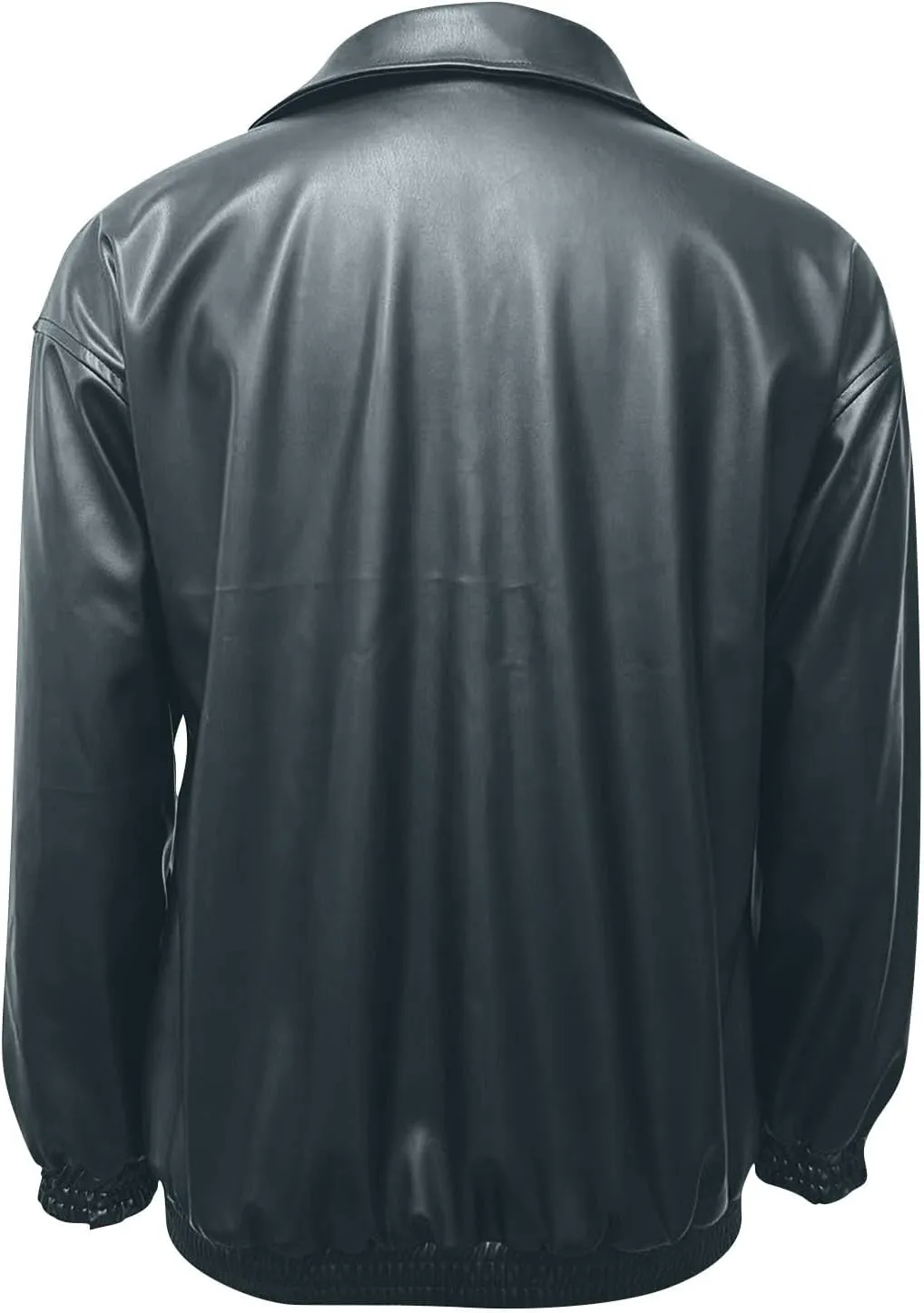 Faux Leather Jackets For Women Trendy Casual Long Sleeve Motorcycle Jackets Oversized Lapel Suede Bomber Jackets