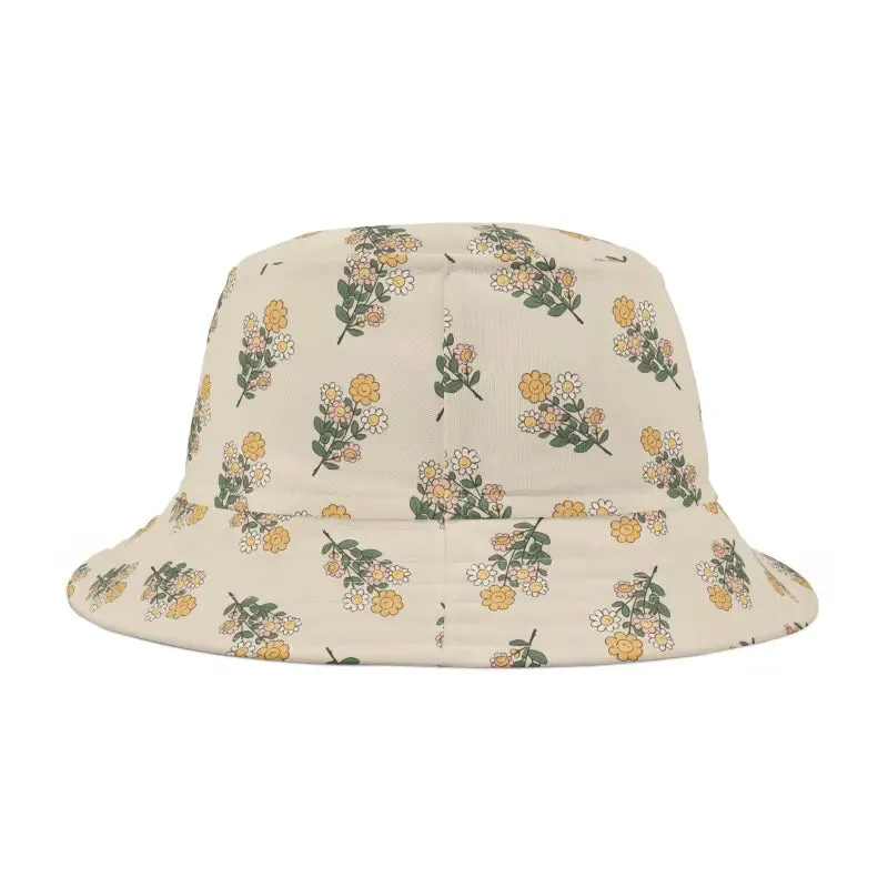 Floral Bucket Hat Simple Flowers Chic