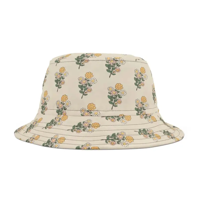 Floral Bucket Hat Simple Flowers Chic