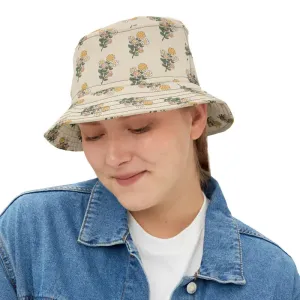 Floral Bucket Hat Simple Flowers Chic