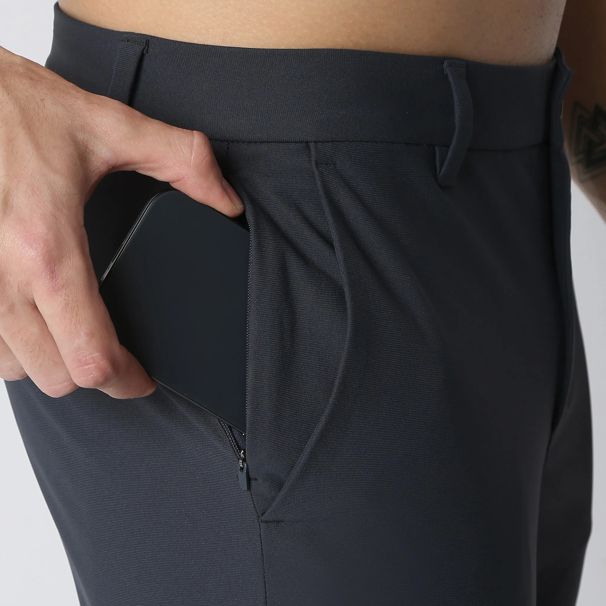 FluidX™ Pants - Wrinkle Free 4-way Stretch made with exclusive CIEM® fabric - Mid Rise Ankle Length