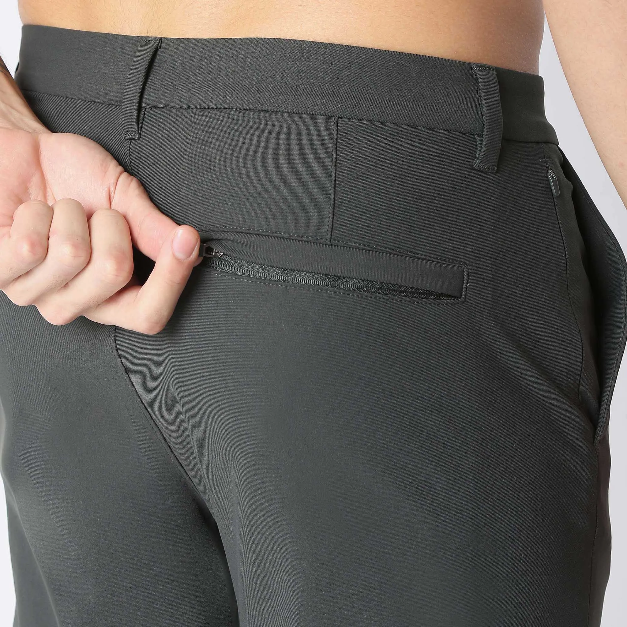 FluidX™ Pants - Wrinkle Free 4-way Stretch made with exclusive CIEM® fabric - Mid Rise Ankle Length