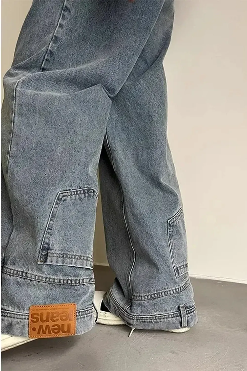 Flytonn-cute winter outfits casual winter outfits christmas outfit party look inspos High Waist Reversed Style Jeans Pants