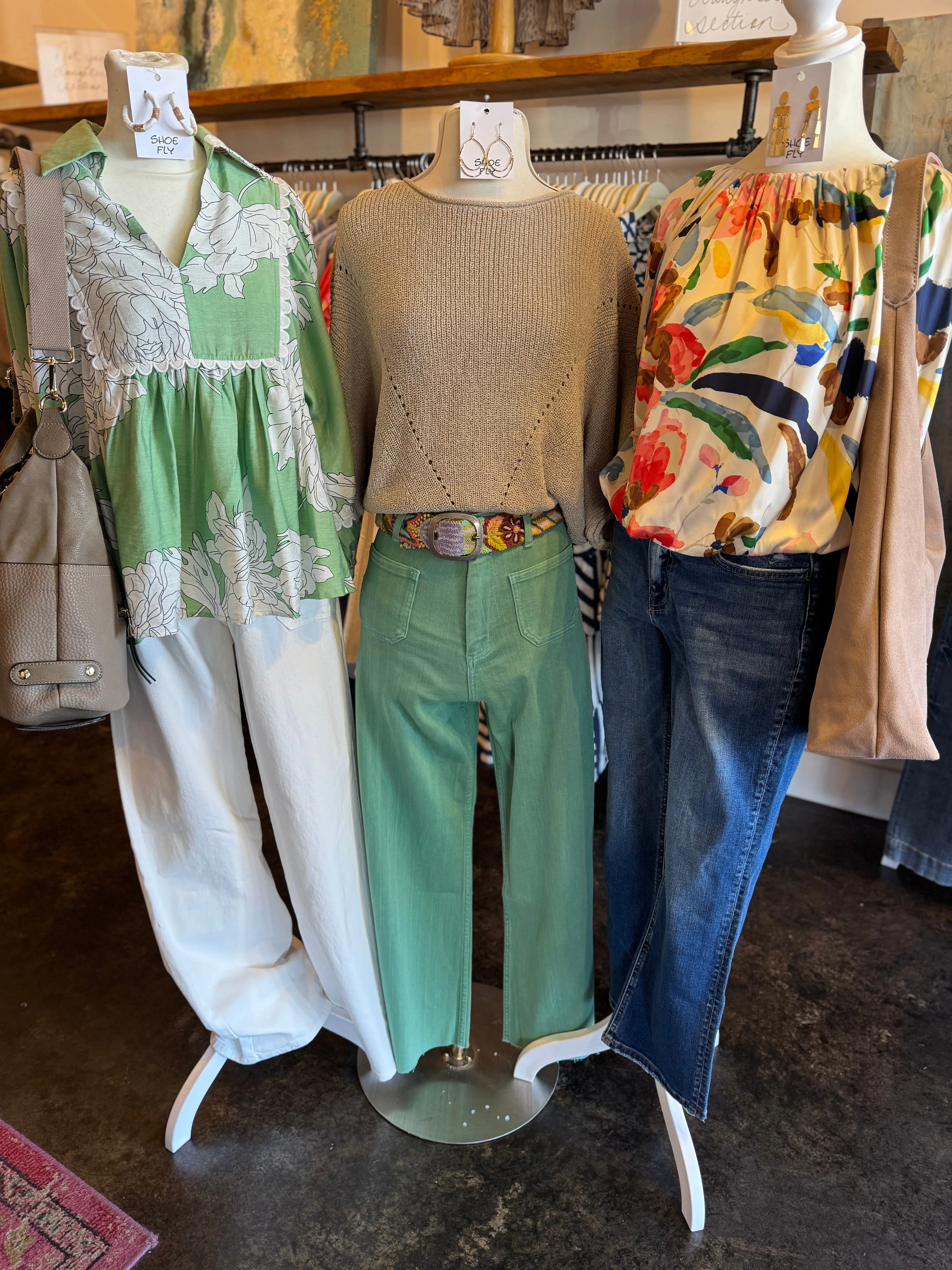 Front Pocket Wide Leg Pants