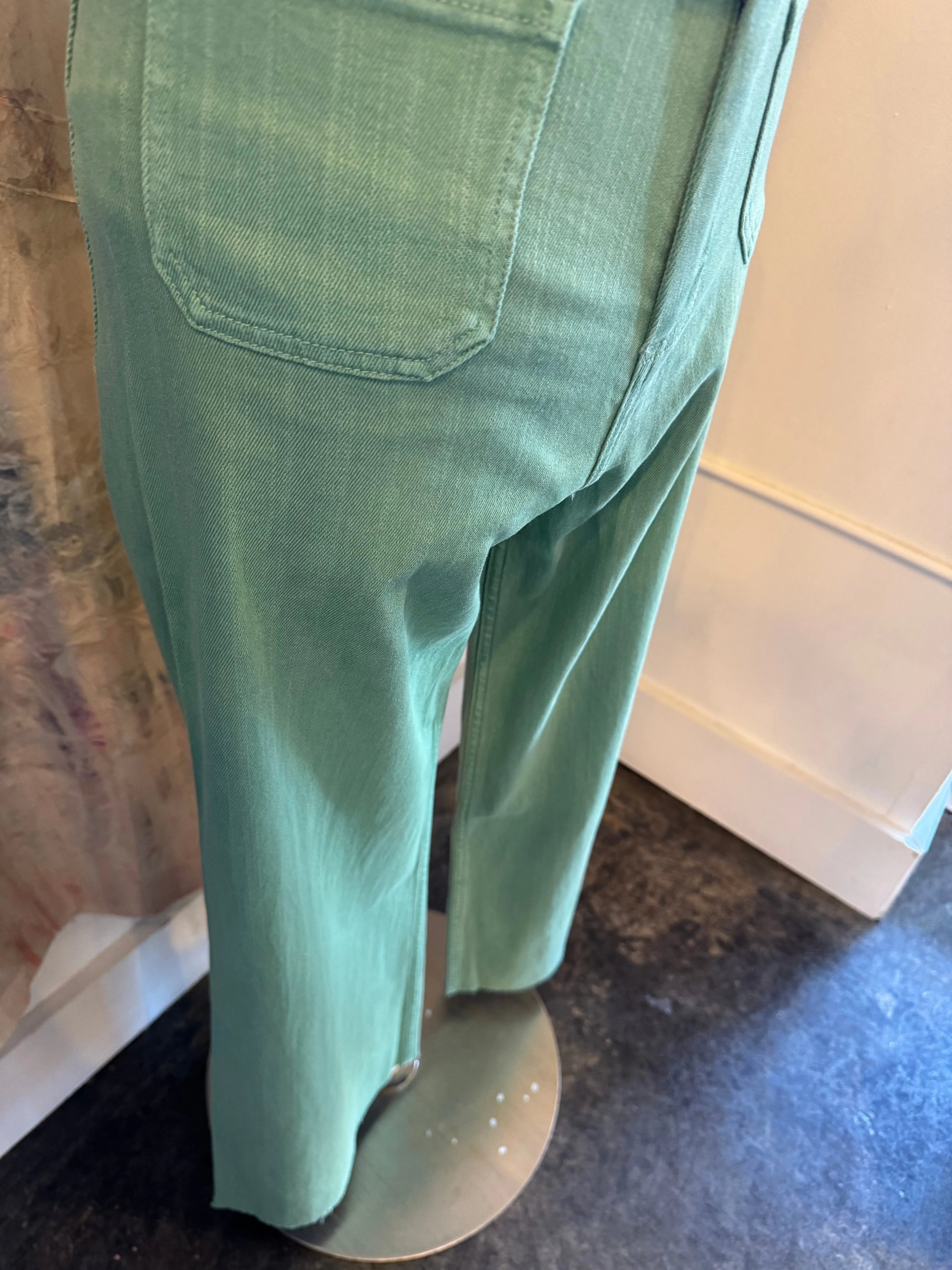 Front Pocket Wide Leg Pants