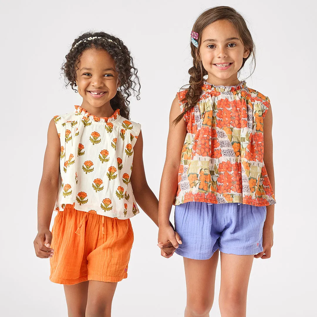 Girls Theodore Short - Deep Periwinkle