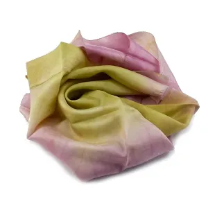 Hand Dyed Mulberry Silk Paj Fabric in Soft Rose 12899