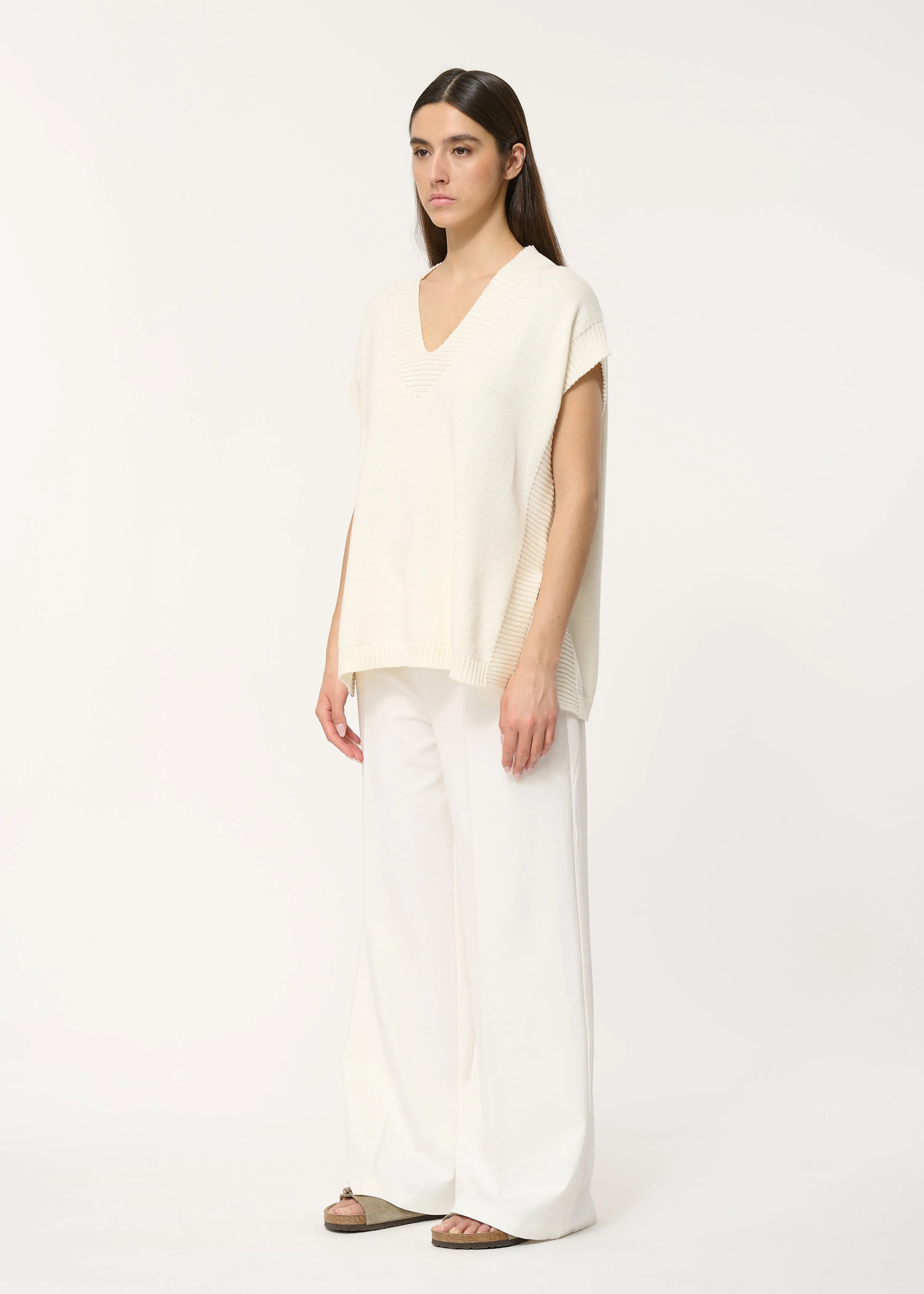 Humility Ponte Wide Leg Sophino Pant