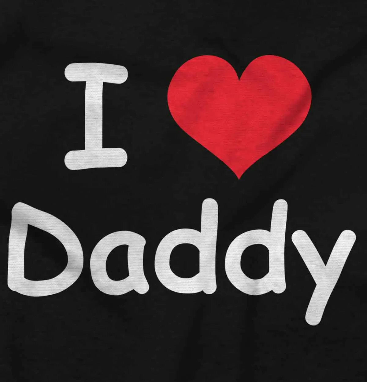 I Heart Daddy Toddler Football Jersey Tee