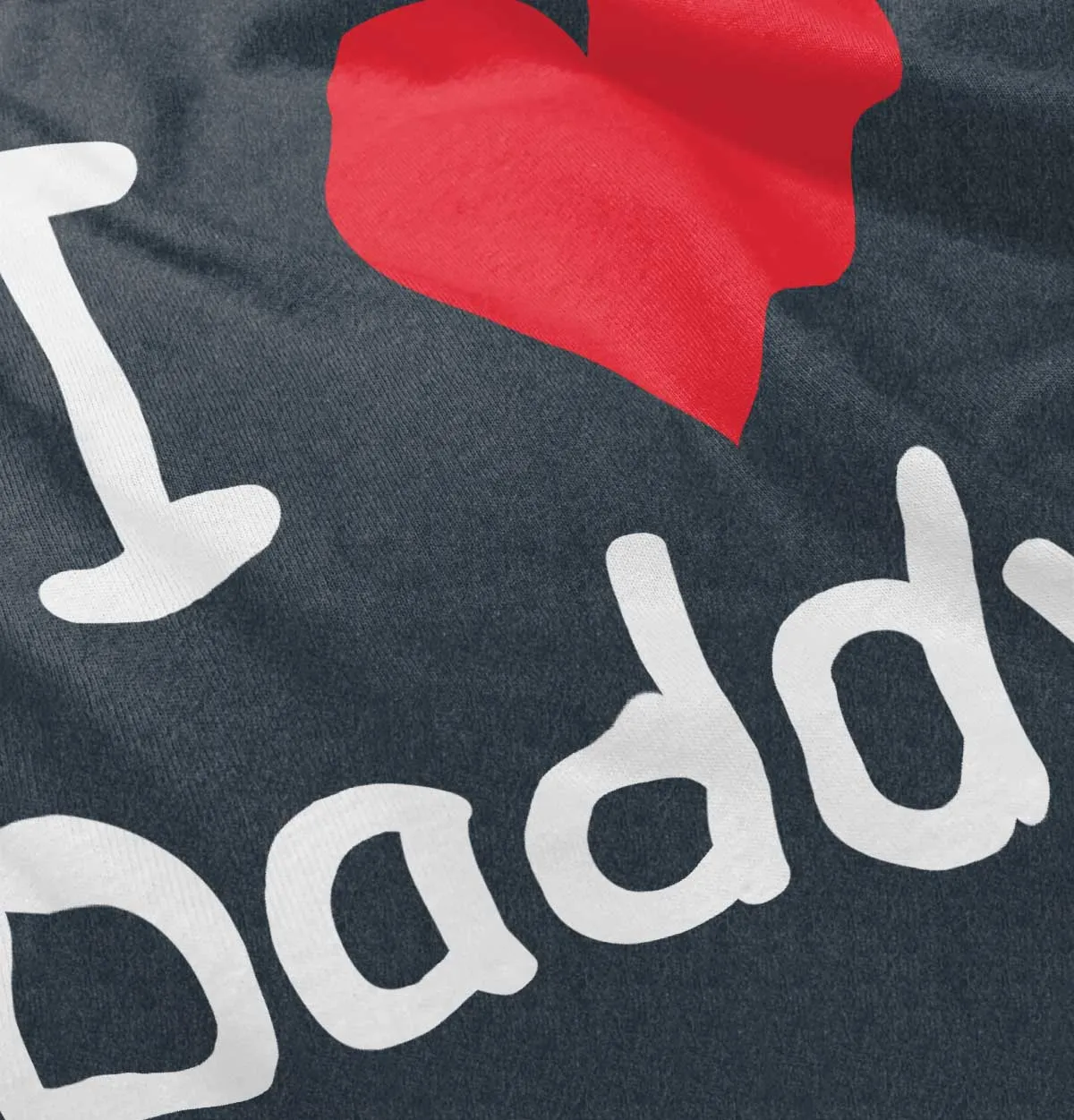 I Heart Daddy Toddler Football Jersey Tee