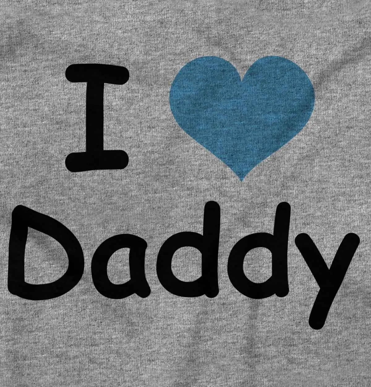 I Heart Daddy Toddler Football Jersey Tee