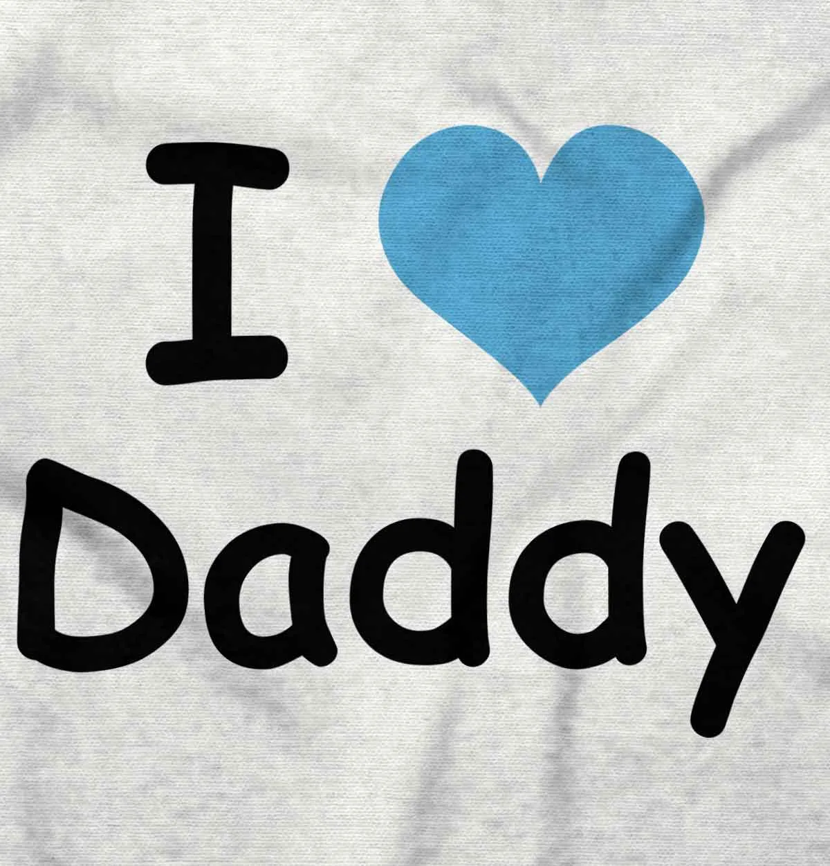 I Heart Daddy Toddler Football Jersey Tee