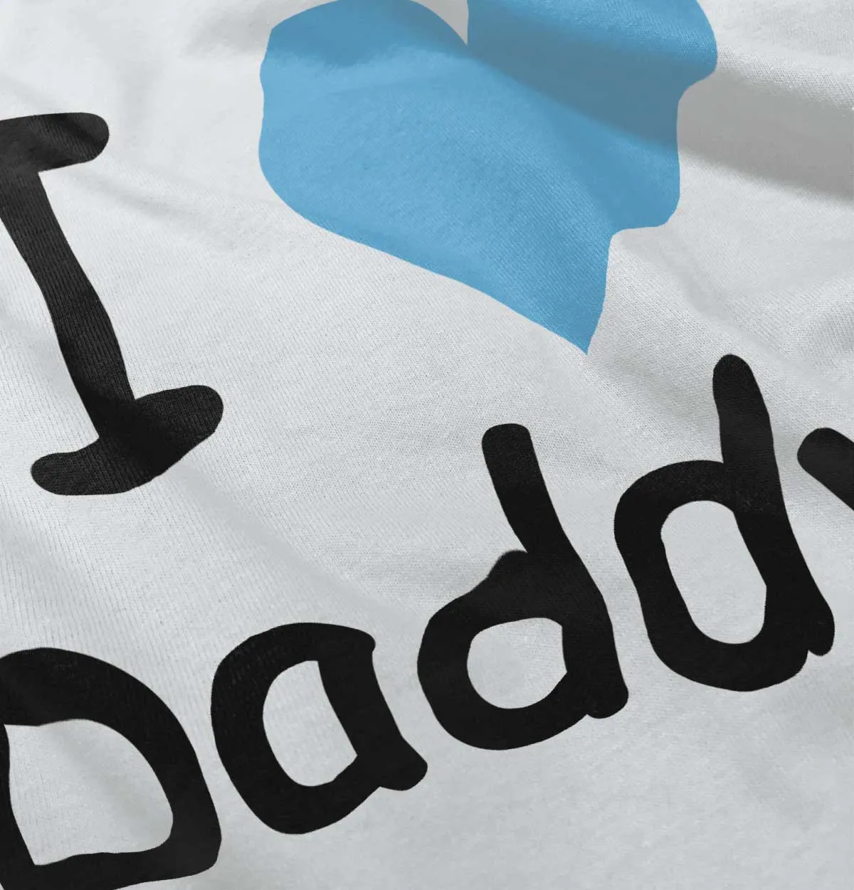 I Heart Daddy Toddler Football Jersey Tee