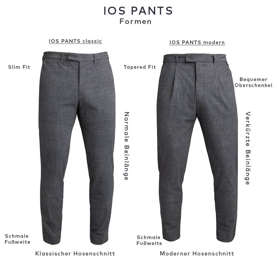 IOS PANTS modern - DARK GREY