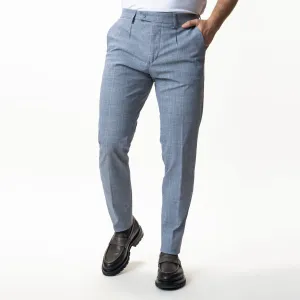 IOS PANTS modern - LIGHT GREY KARO