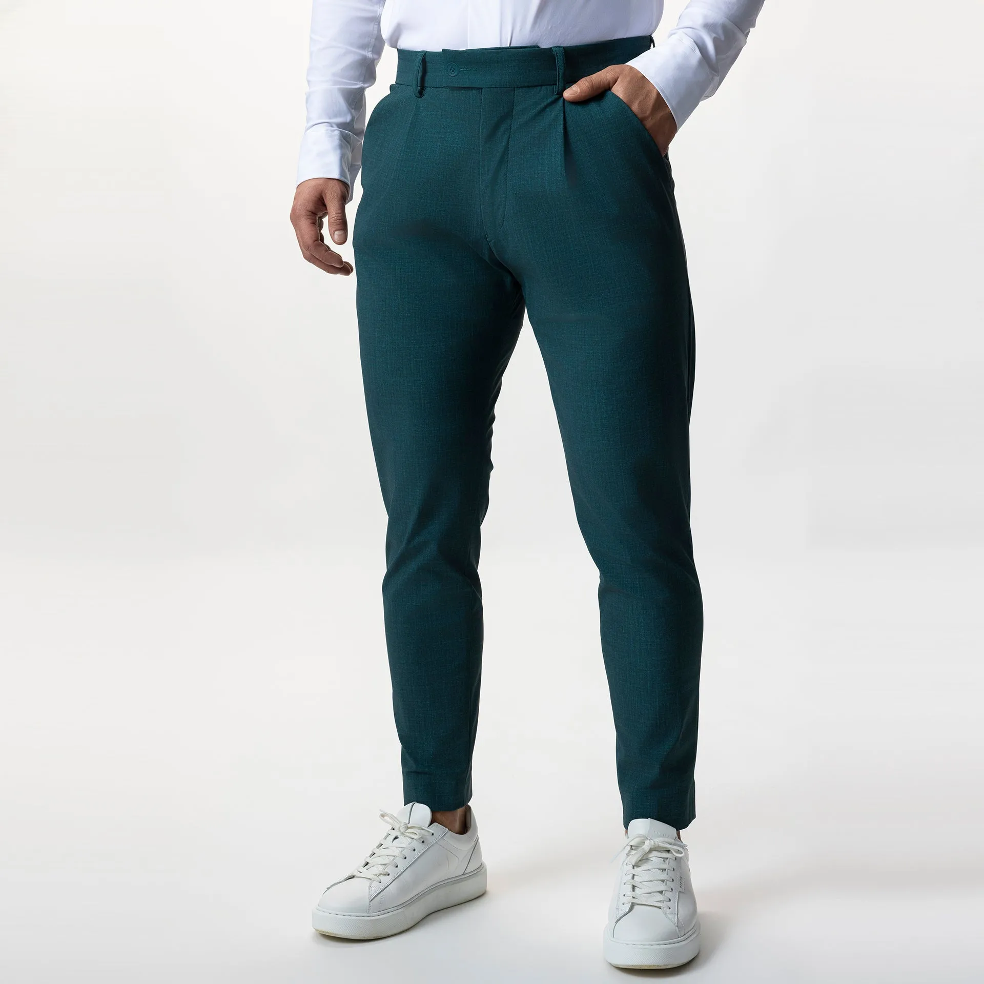 IOS PANTS modern -  PETROL