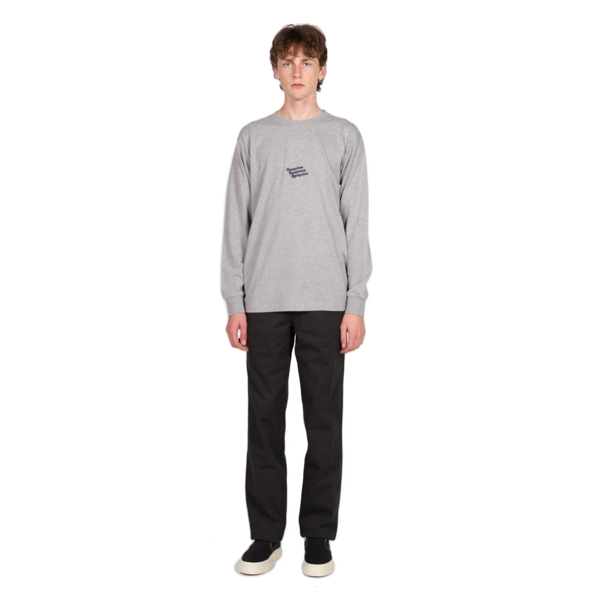 Irony LS Tee - Grey Marl