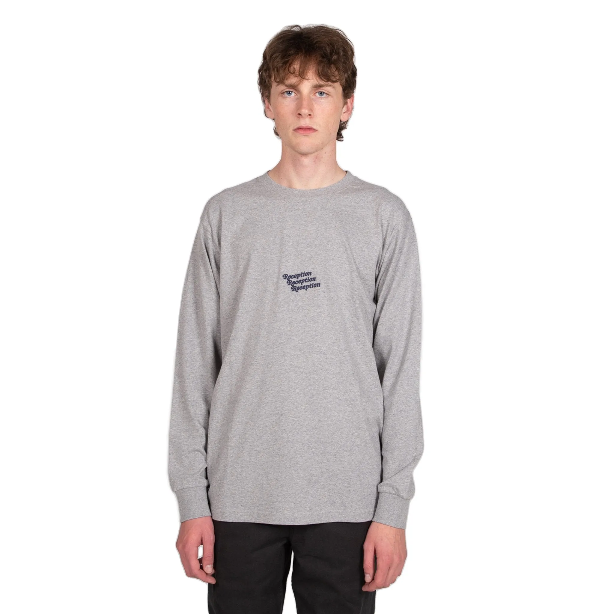 Irony LS Tee - Grey Marl