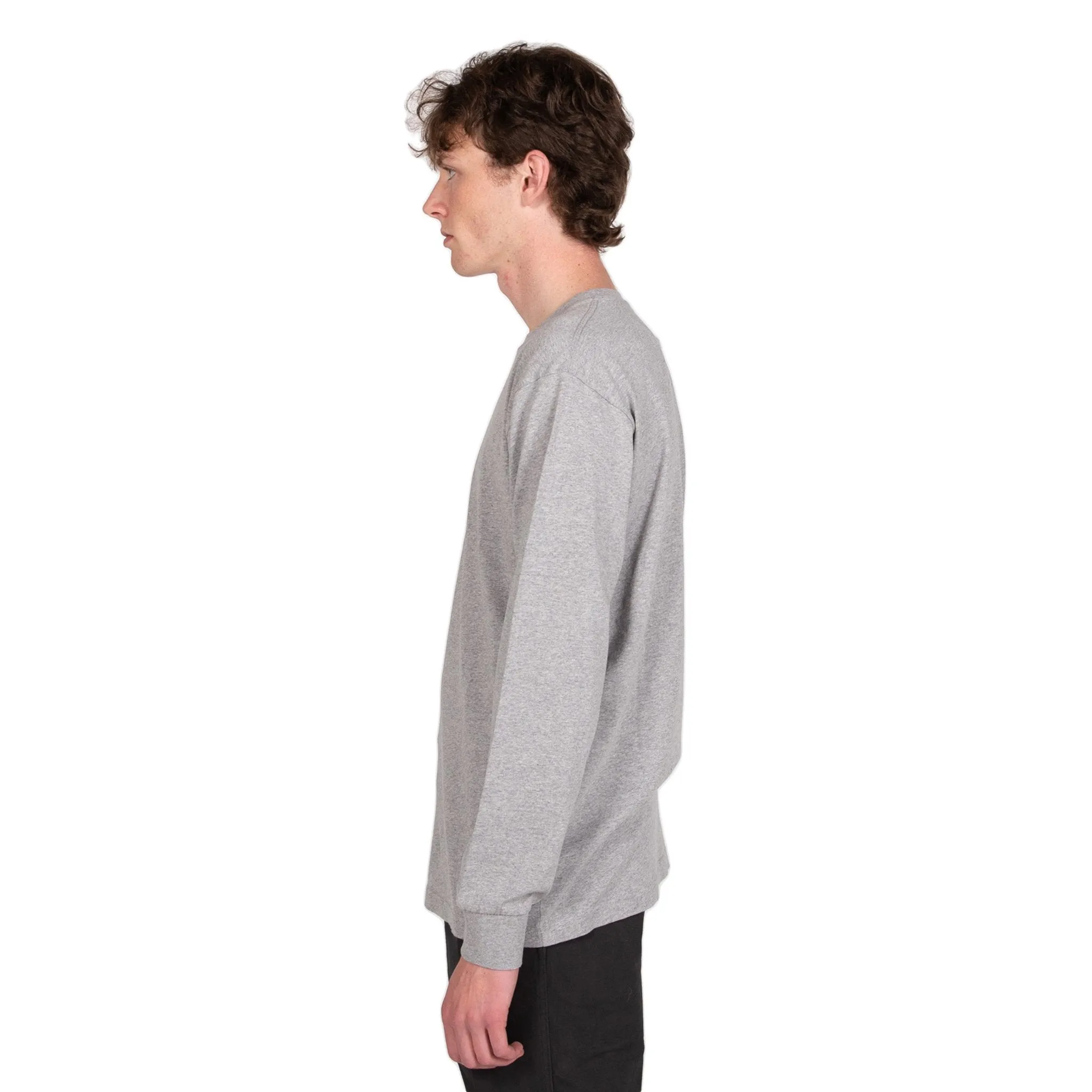 Irony LS Tee - Grey Marl