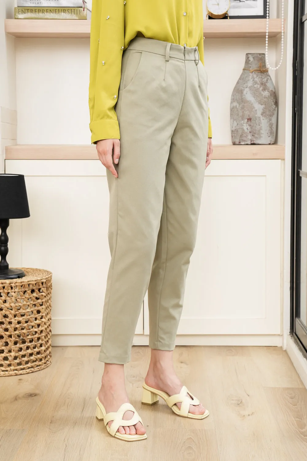 Ivy Ankle Pants (Minor) Chai Green