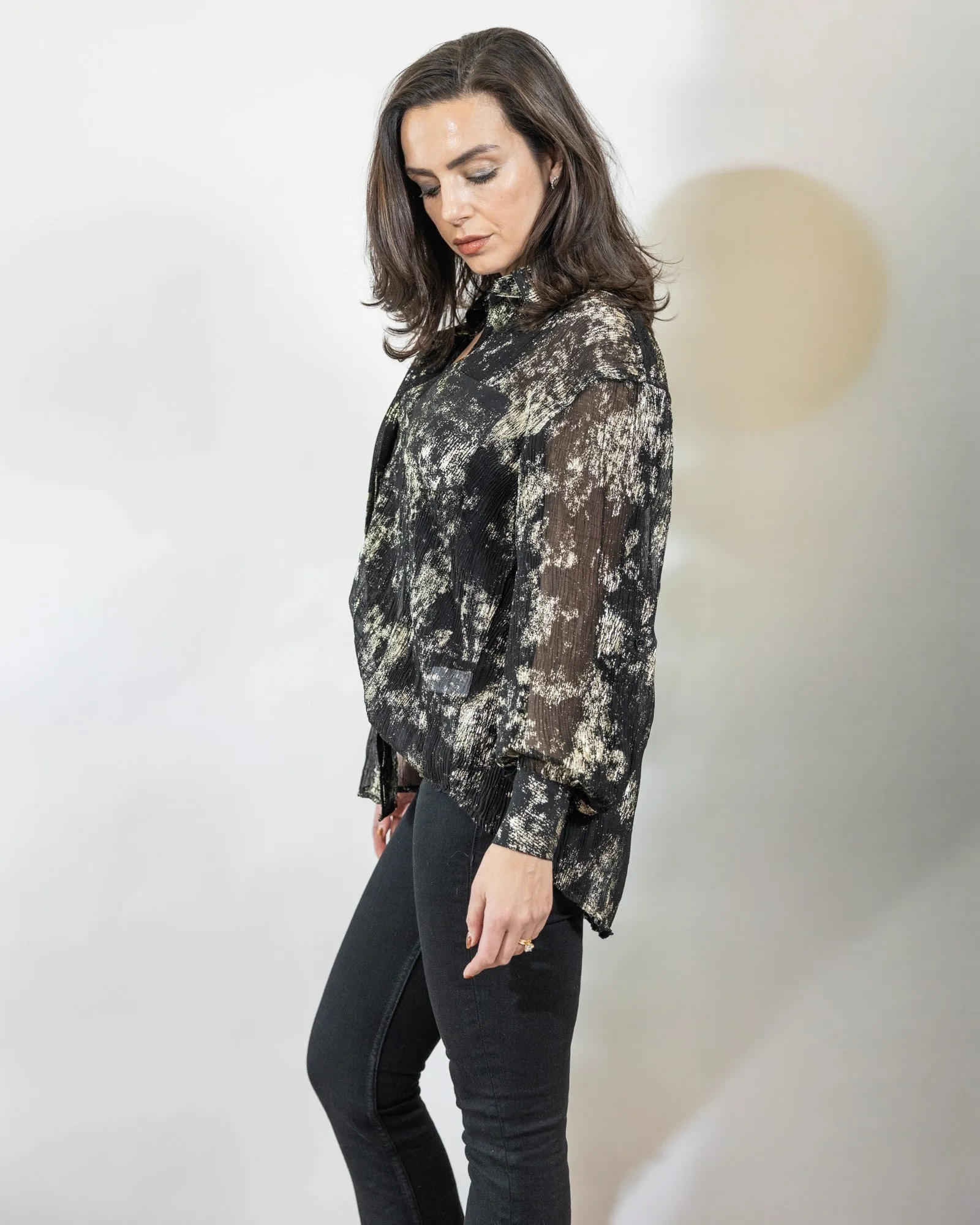 Jacey Button Down Top