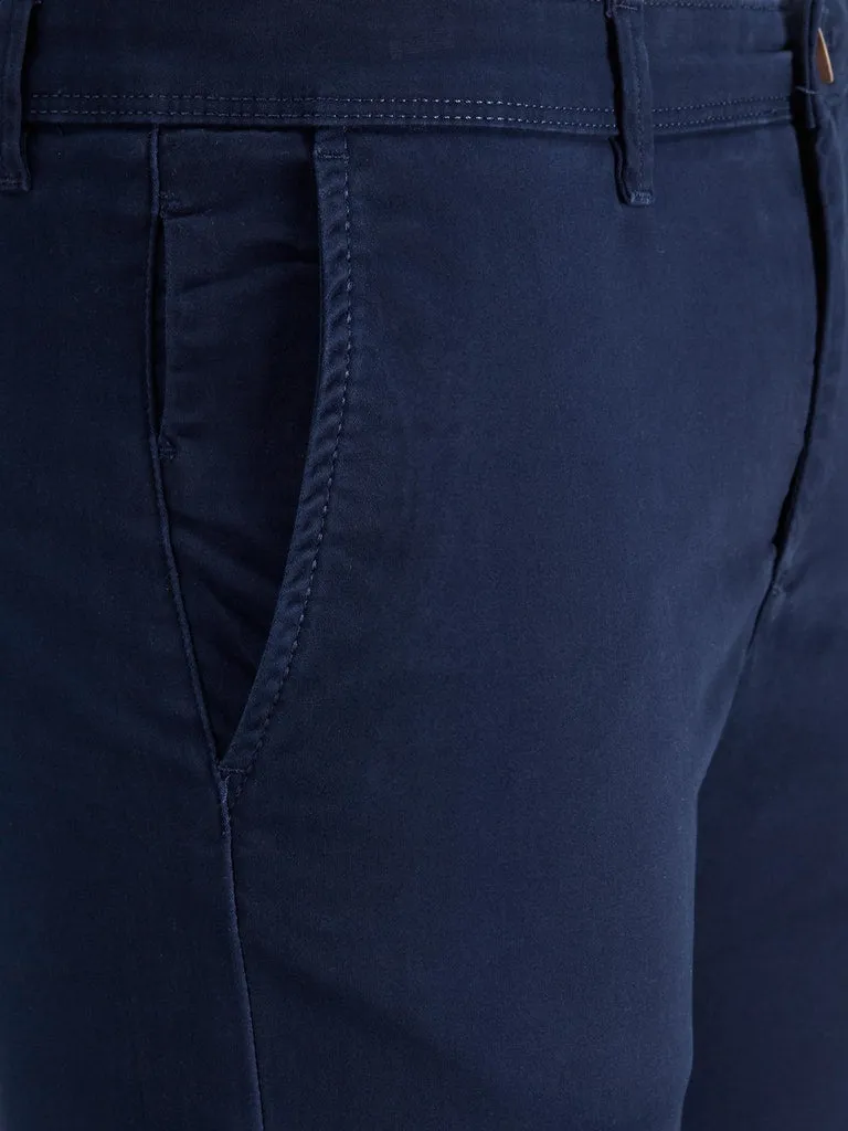 Jack & Jones Boys Smart Chino Navy Trousers