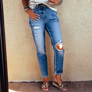 Kancan Kate High Rise Mom Jeans