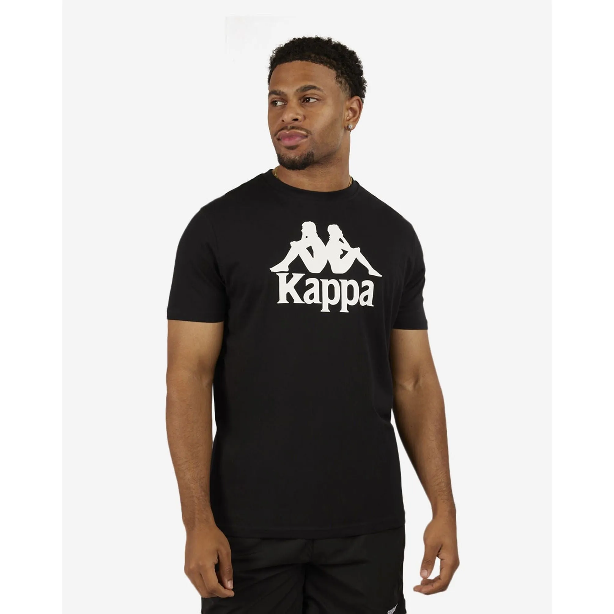 Kappa Authentic Estessi Tee - Jet Black/White (304KPT0-A1X)
