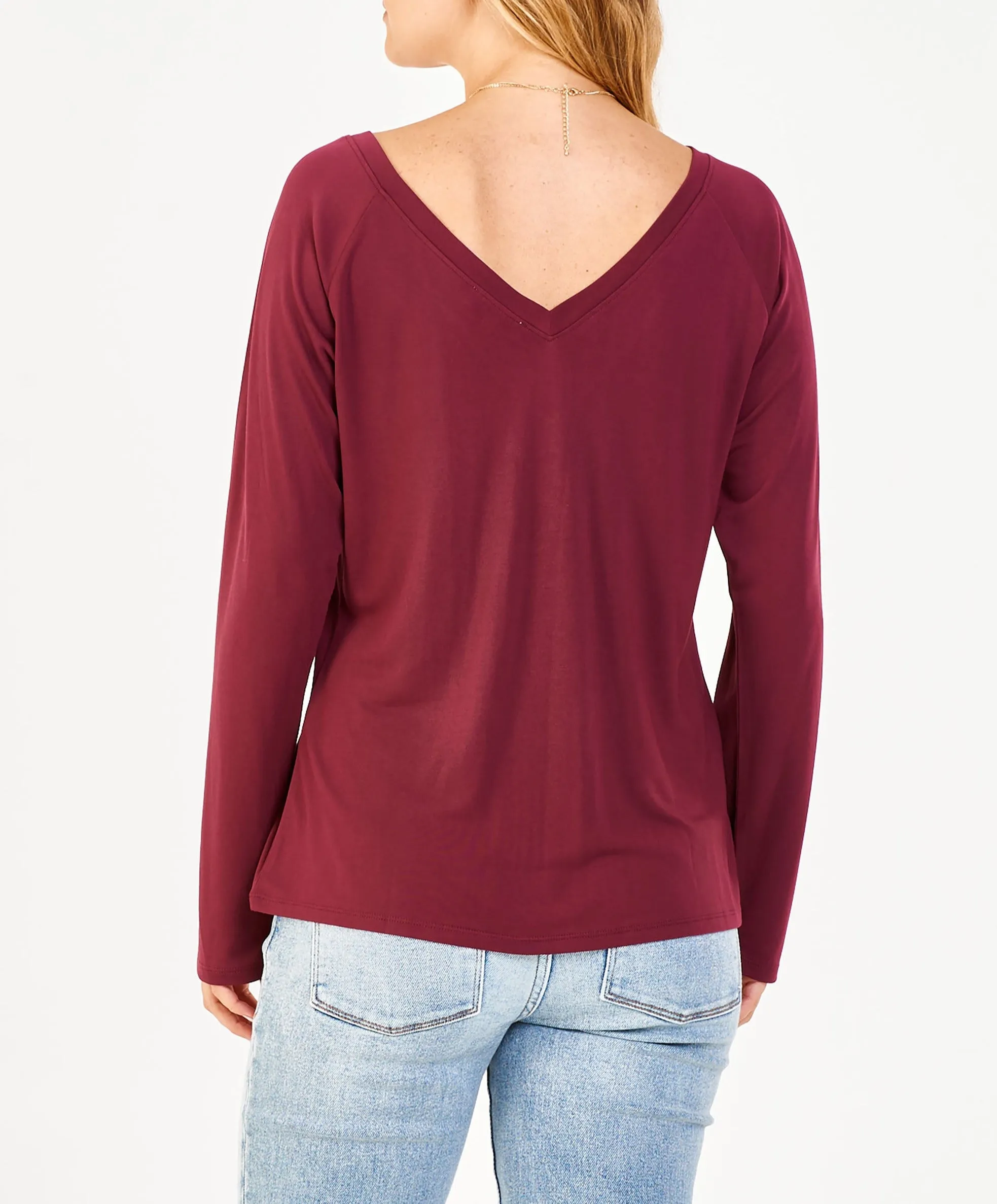 LIV MODAL TOP TAWNY PORT