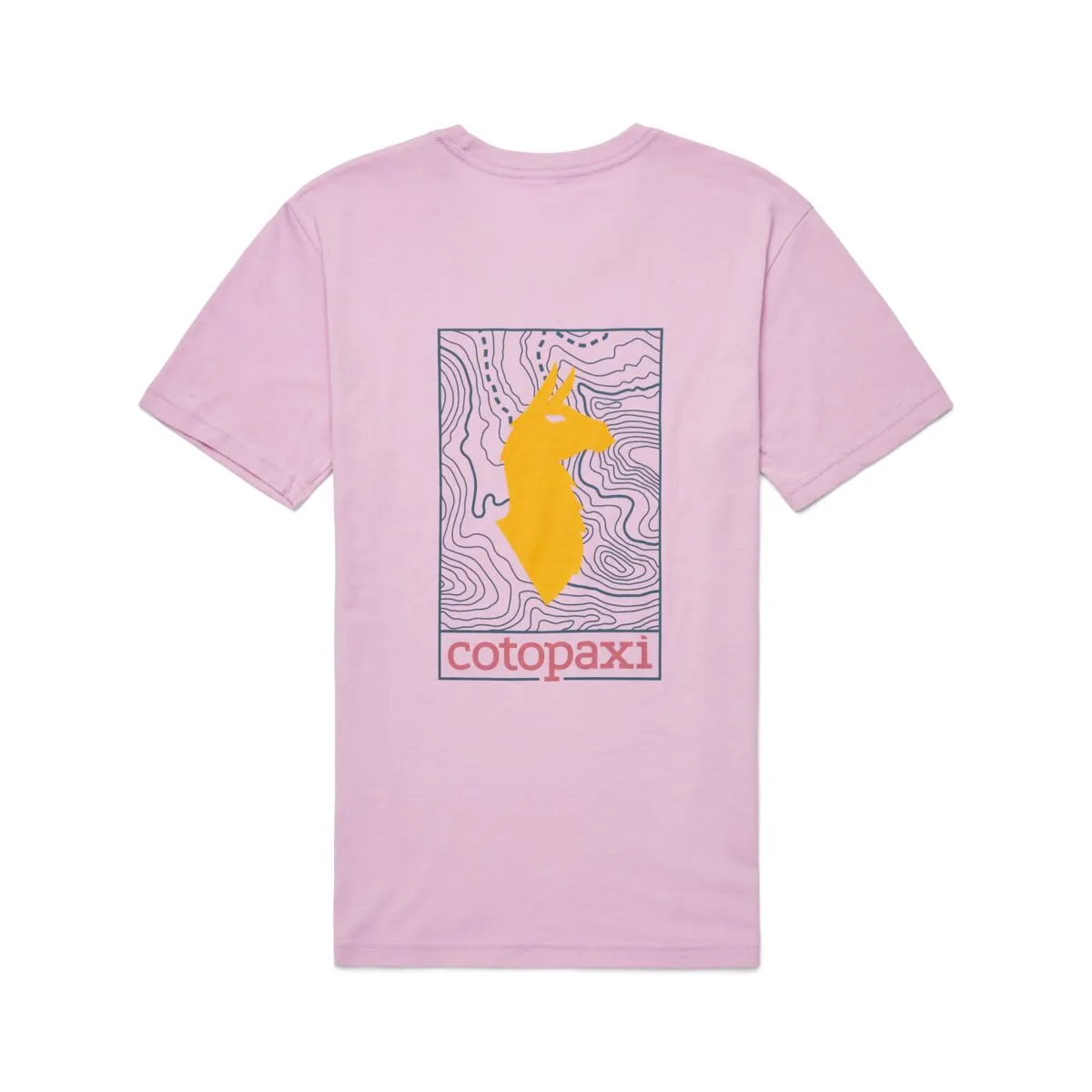 Llama Map Organic T-Shirt - Womens