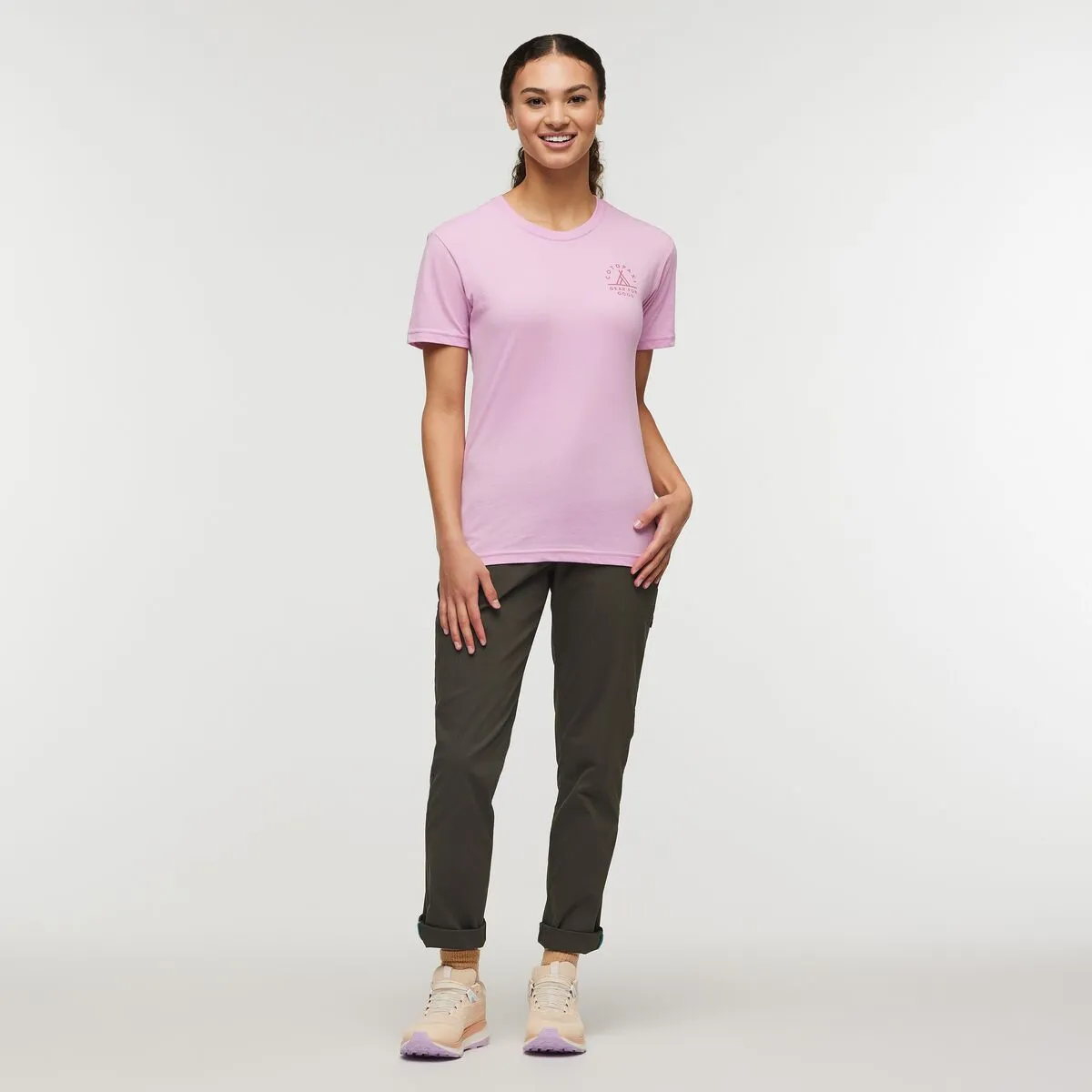 Llama Map Organic T-Shirt - Womens