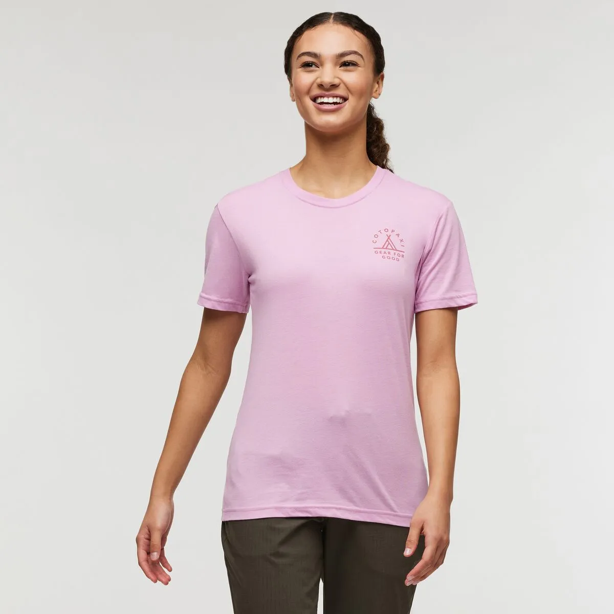 Llama Map Organic T-Shirt - Womens