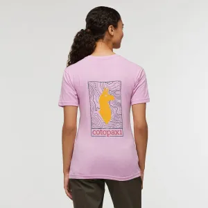 Llama Map Organic T-Shirt - Womens