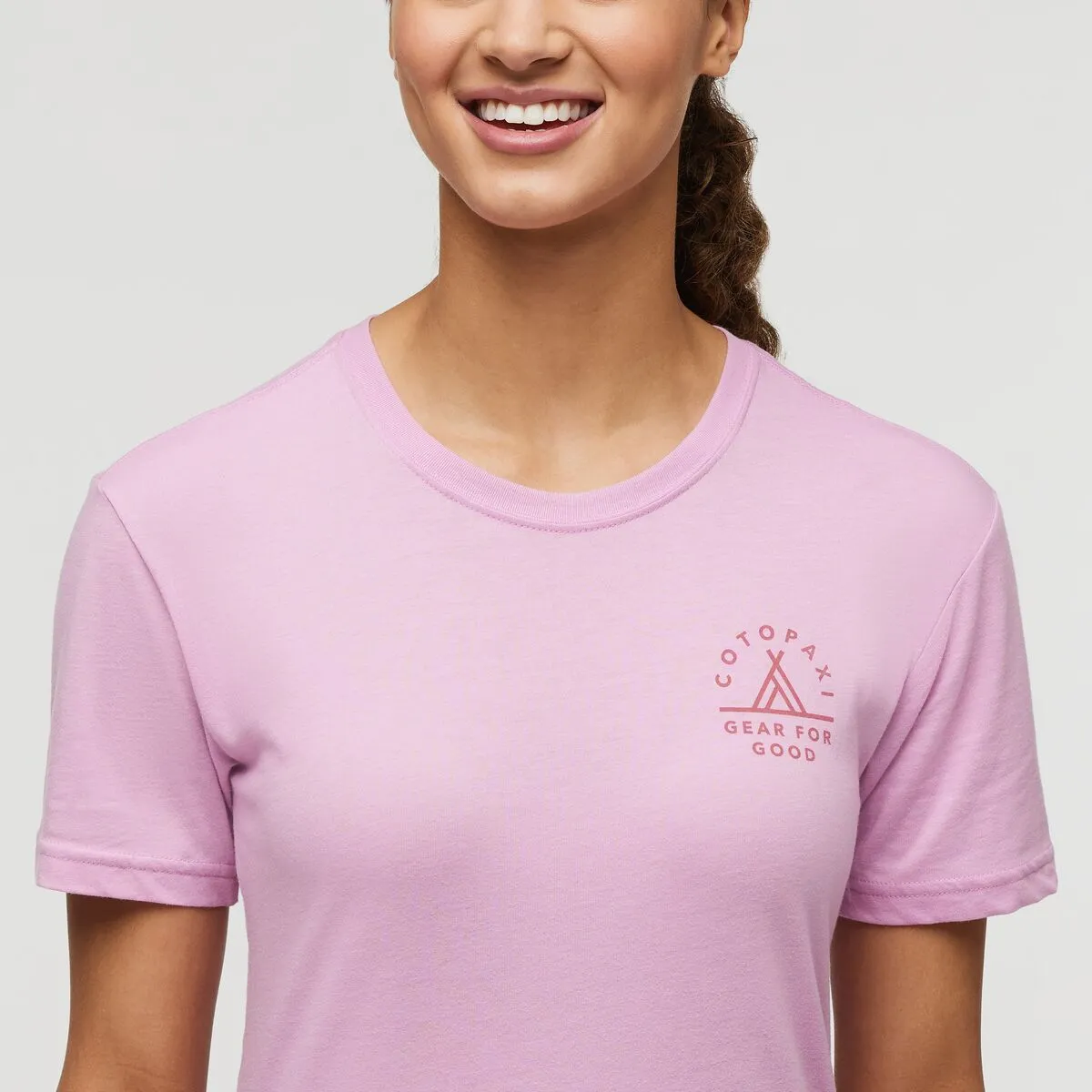 Llama Map Organic T-Shirt - Womens
