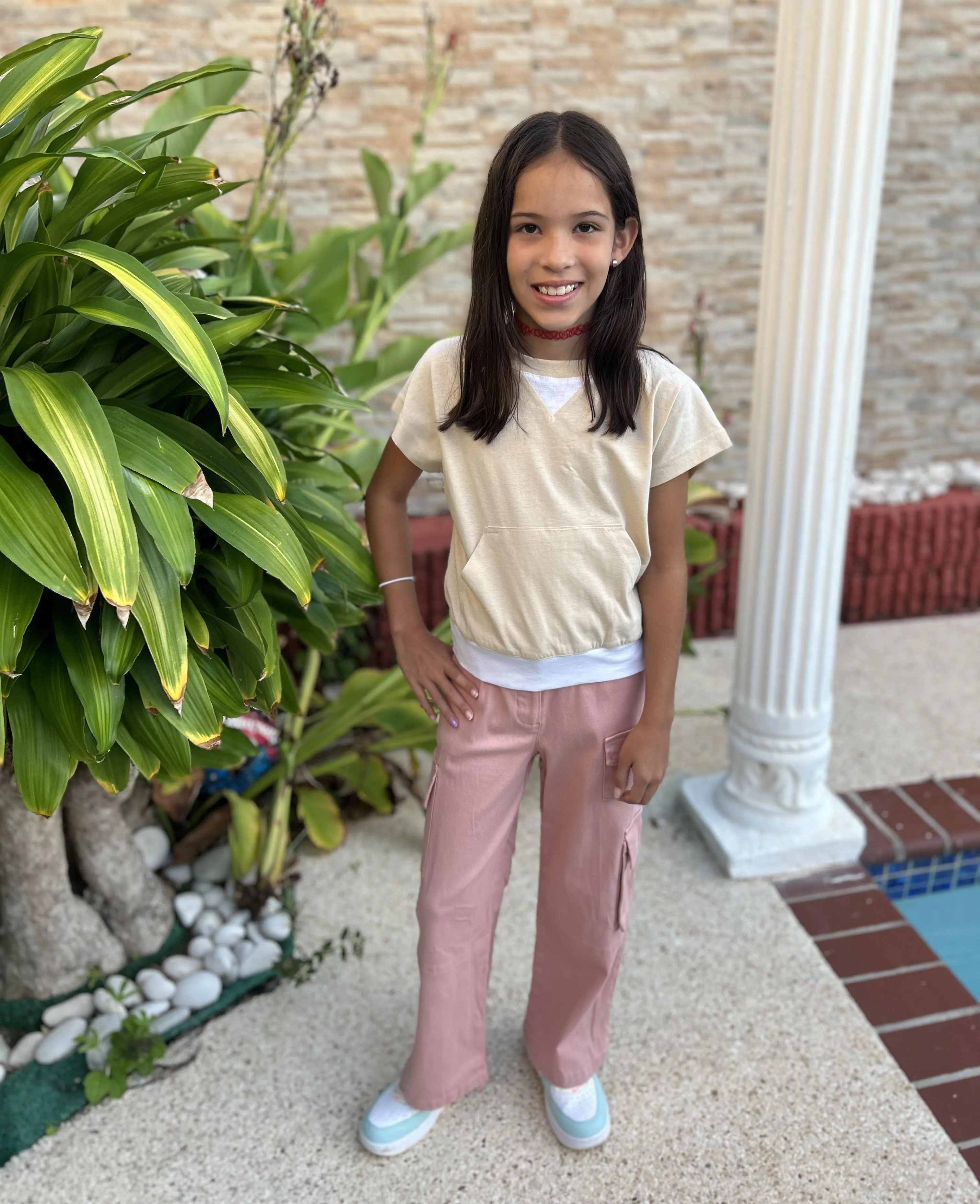 Long Pink Pants Style
