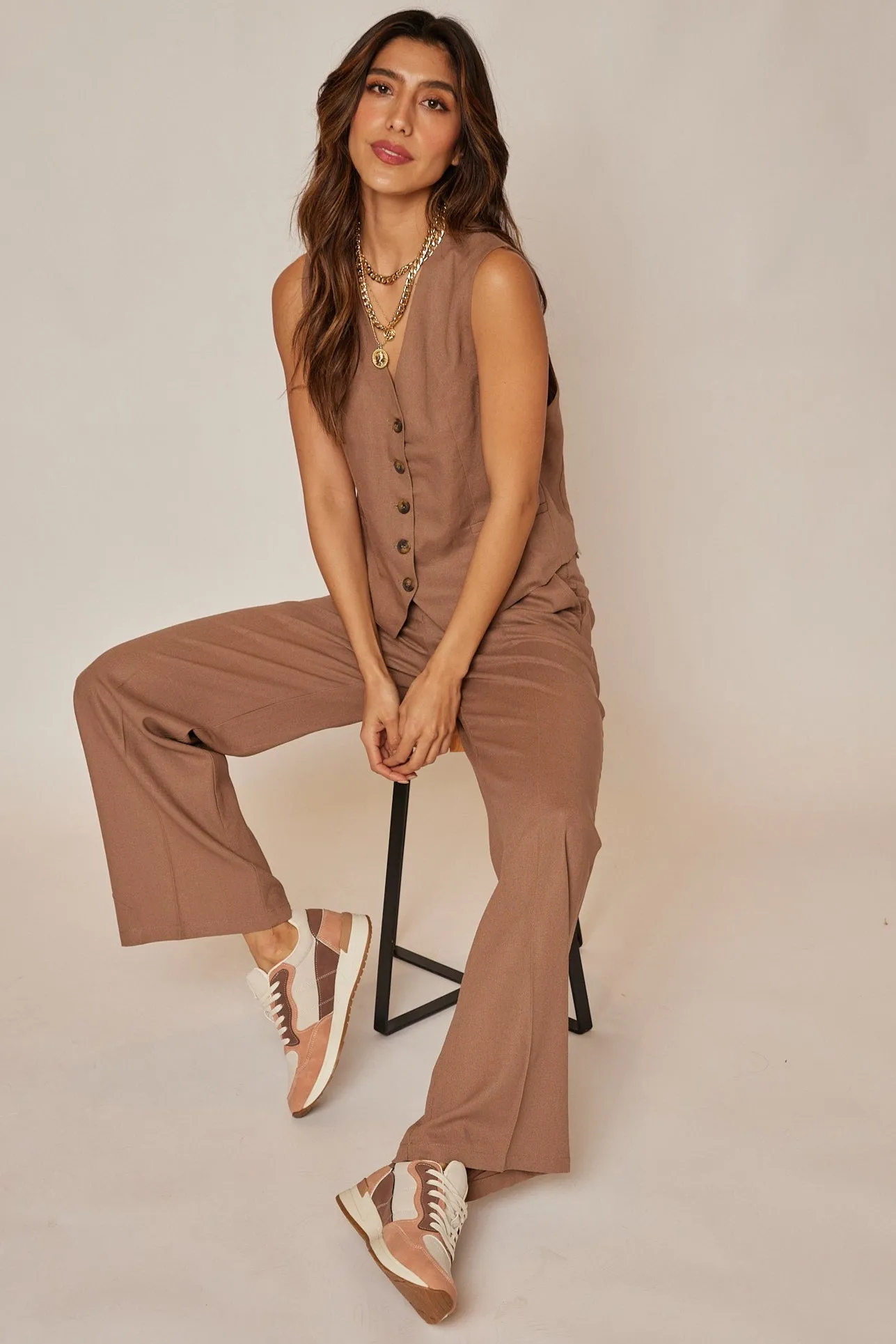 Lucy Button Up Vest