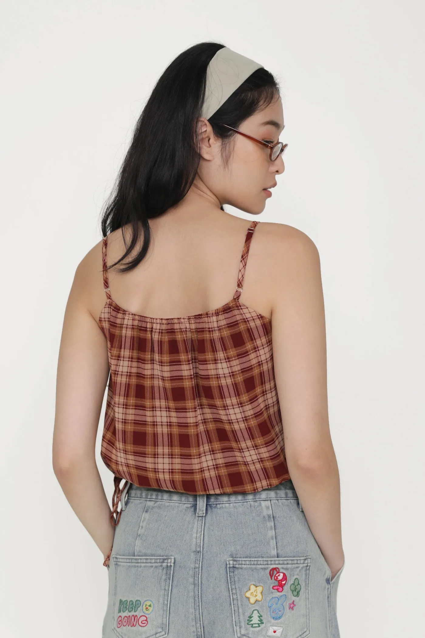 Maeve Drawstring Spag Top