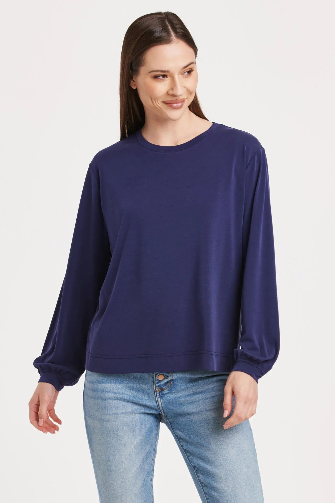 MATILDA TOP ELECTRIC INDIGO