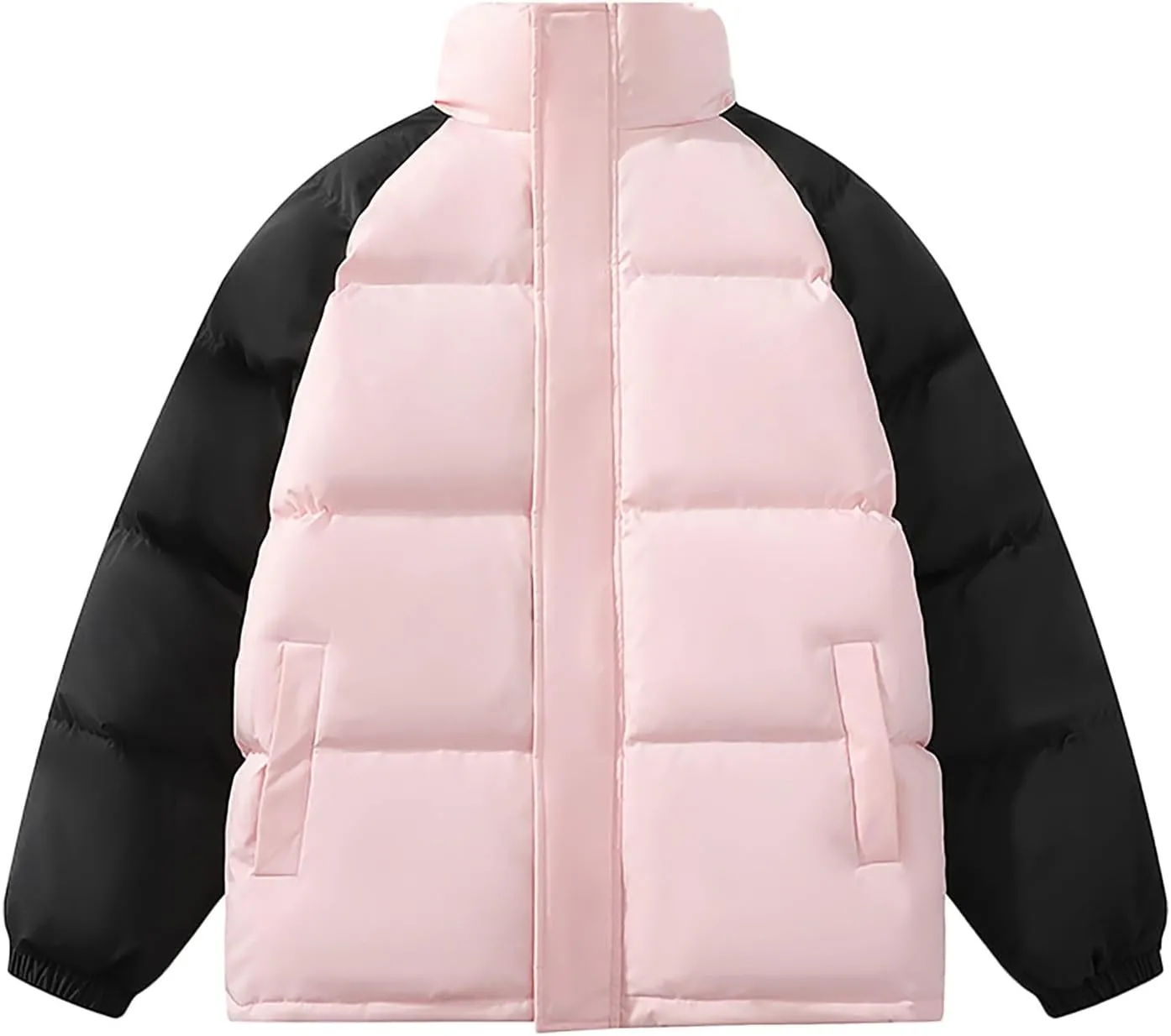 Men Winter Jackets Warm Puffer Jackets Full Zip Puffy Jackets Quilted Insulated Jacket Down Jacket for Business