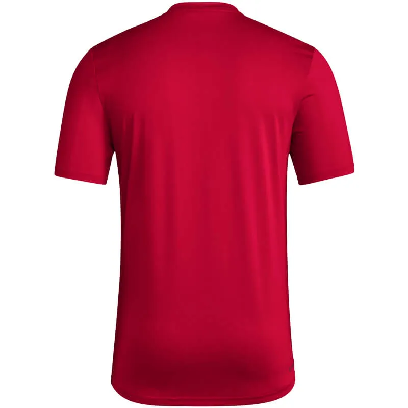 Men's adidas Texas Tech Pregame S/S Tee