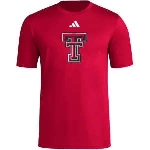 Men's adidas Texas Tech Pregame S/S Tee
