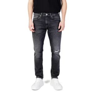 Men's Black Distressed Jeans by Tommy Hilfiger Jeans