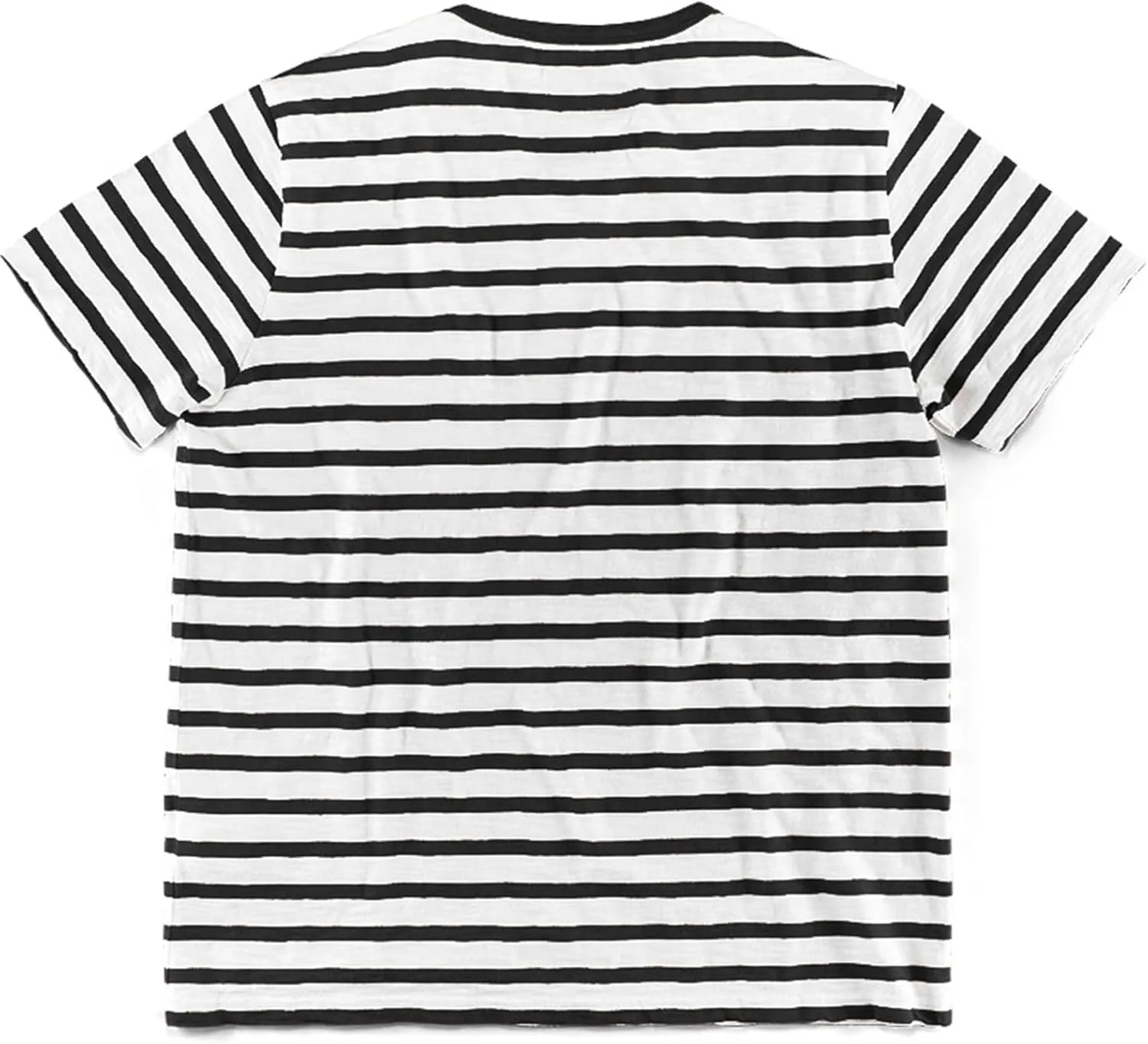 Men's Crew Neck Hipster T Shirt Color Block Stripe Tee Top Casual Stylish Fitted Print Tees Beach T Shirts for Men