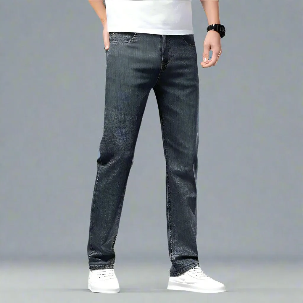 Men's Elastic Comfortable Thin Denim Jeans