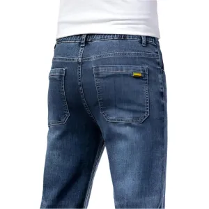 Men's Elastic Comfortable Thin Denim Jeans