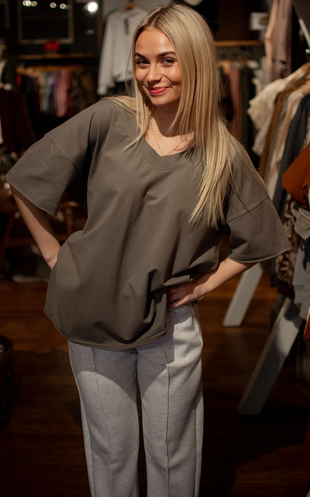 Military Boxy Tee