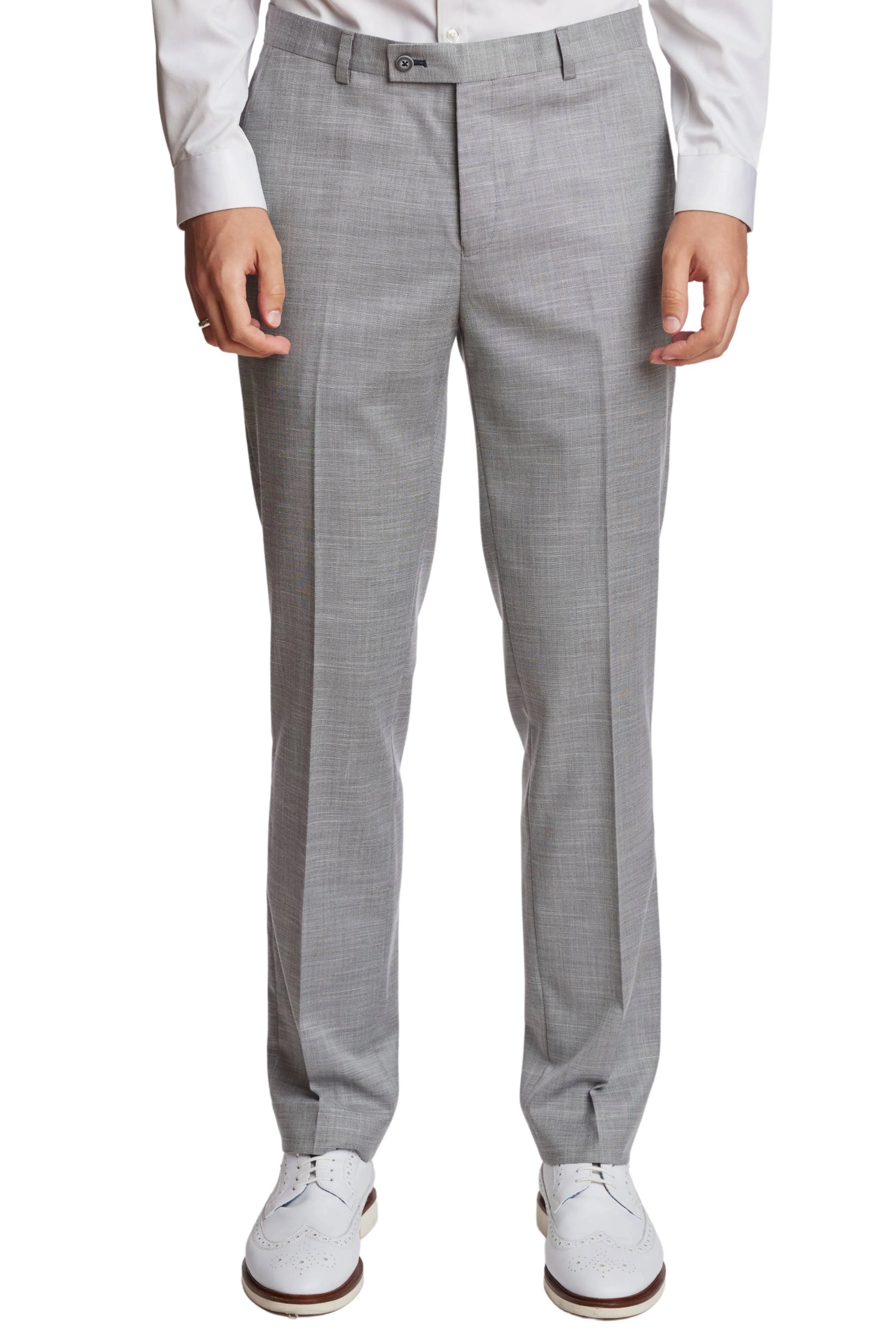 Modern Fit - Downing Pants - Light Grey Shark
