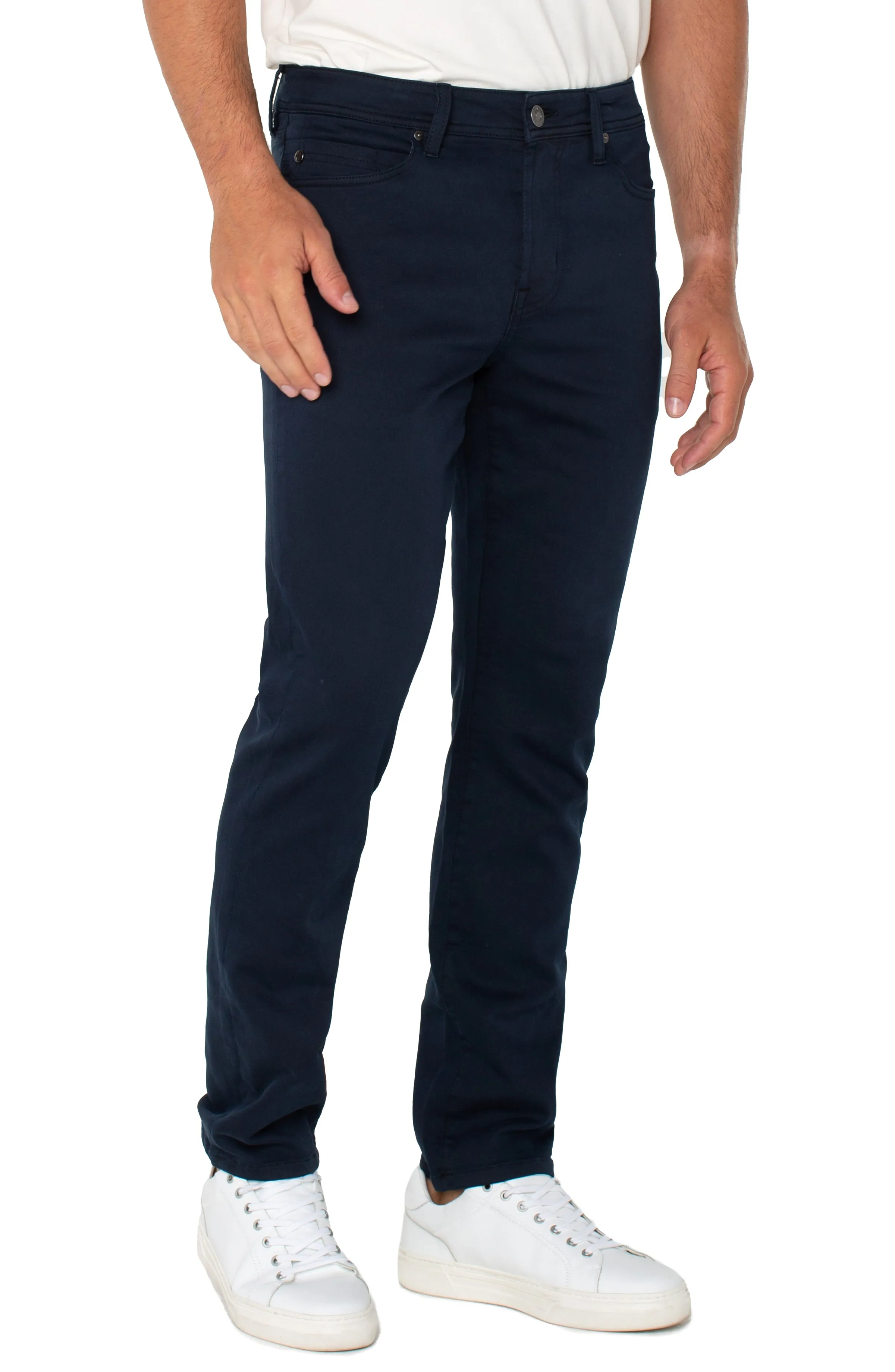 Modern Straight Pant in Navy | Liverpool