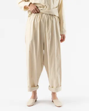 Modern Weaving Balloon Pant in Eggshell